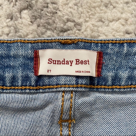 Aritzia Sunday Best Denim Shorts - Picture 2 of 6